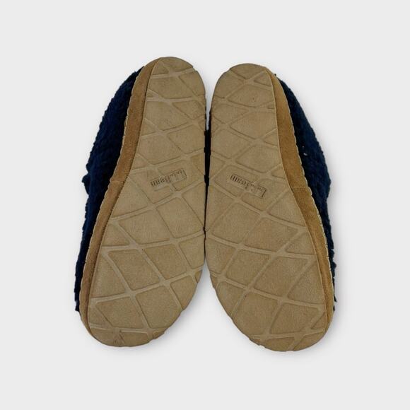 L.L. Bean Women's Cozy Slipper Slides Navy Size 9 - Picture 6 of 8